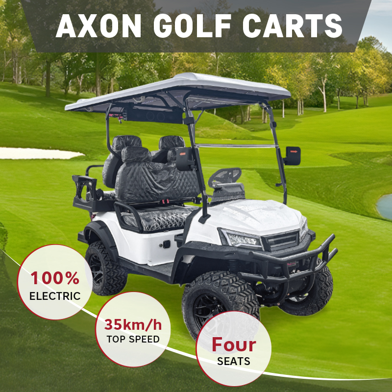 AXON-CART-00196<br>100% Electric, Four Seats Golf Cart