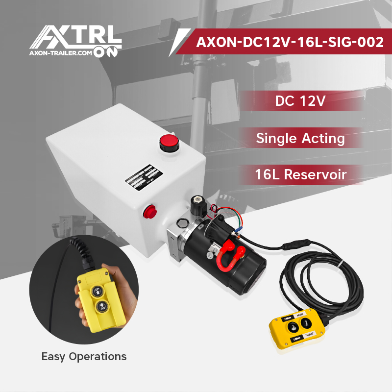 AXON-DC12V-16L-SIG-002<br>DC 12V | 2 Kw | Single Acting