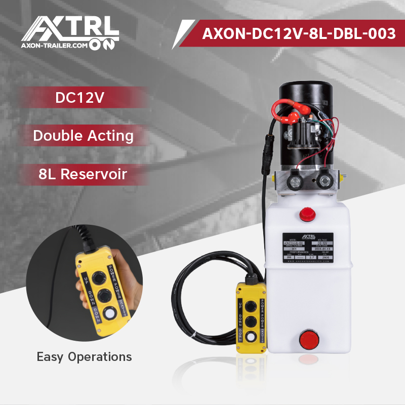 AXON-DC12V-8L-DBL-003<br>DC 12V | 2 Kw | Double Acting