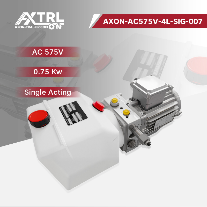 AXON-AC575V-4L-SIG-007<br>AC 575V | 0.75 Kw | Single Acting