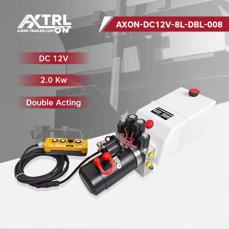 AXON-DC12V-8L-DBL-008<br>DC 12V | 2 Kw | Double Acting